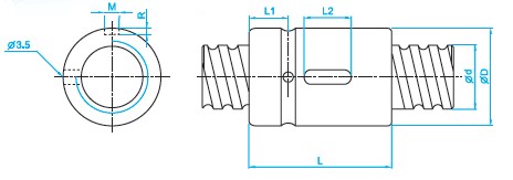 SCI4010滾珠絲桿圖 SCI4010滾珠絲桿圖